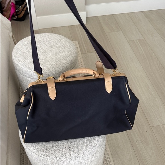 Christian Dior navy blue and Tan Travel Bag - Picture 6 of 12